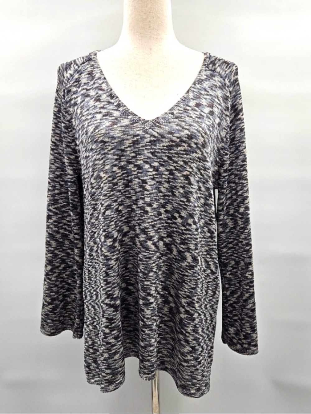 NIC+ZOE Tunic Top ~ Large ~ Shades of Gray